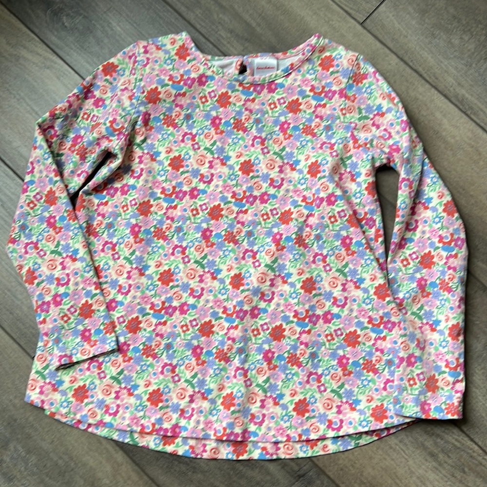 Hanna Anderson Sz 8 long sleeved cotton tee